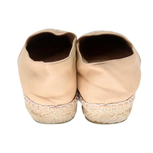 Chanel Espadrille 38 Stitch Leather Cap Toe Cc Flats CC-0402N-0095 - Picture 11 of 12